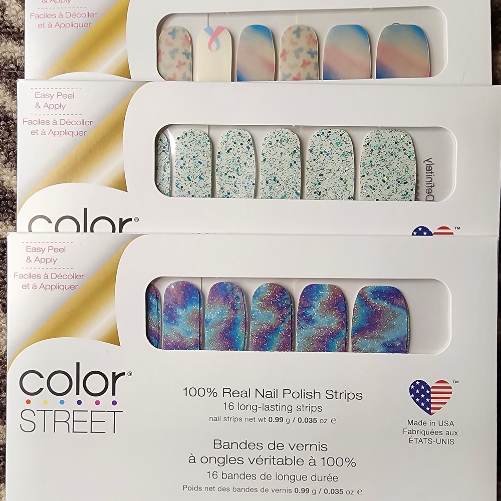 Color Street Pastel Nail Polish Strips